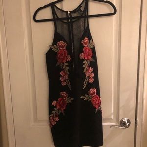 Mesh Floral Dress
